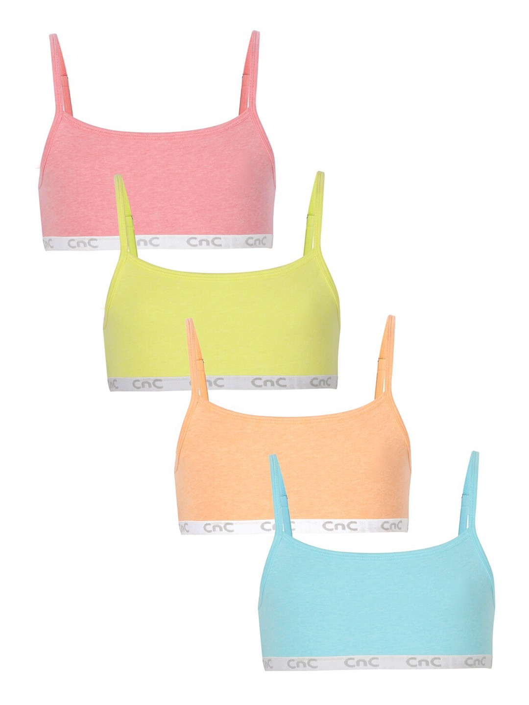 Charm n Cherish Girls Pack Of 4 Non Padded Full Coverage All Day Comfort Beginners Bra, Blue
Charm n Cherish Girls Pack Of 4 Non Padded Full Coverage All Day Comfort Beginners Bra, Blue
