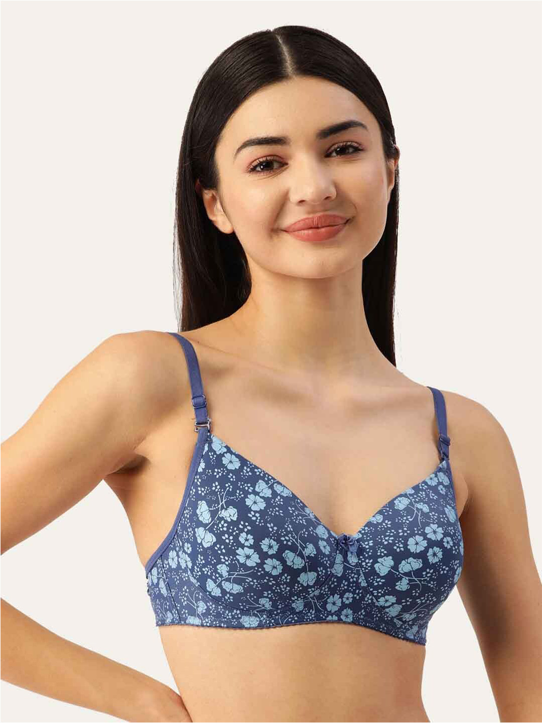 Lady Lyka Medium Coverage Lightly Padded All Day Comfort Seamless Cotton T-shirt Bra, Blue
Lady Lyka Medium Coverage Lightly Padded All Day Comfort Seamless Cotton T-shirt Bra, Blue