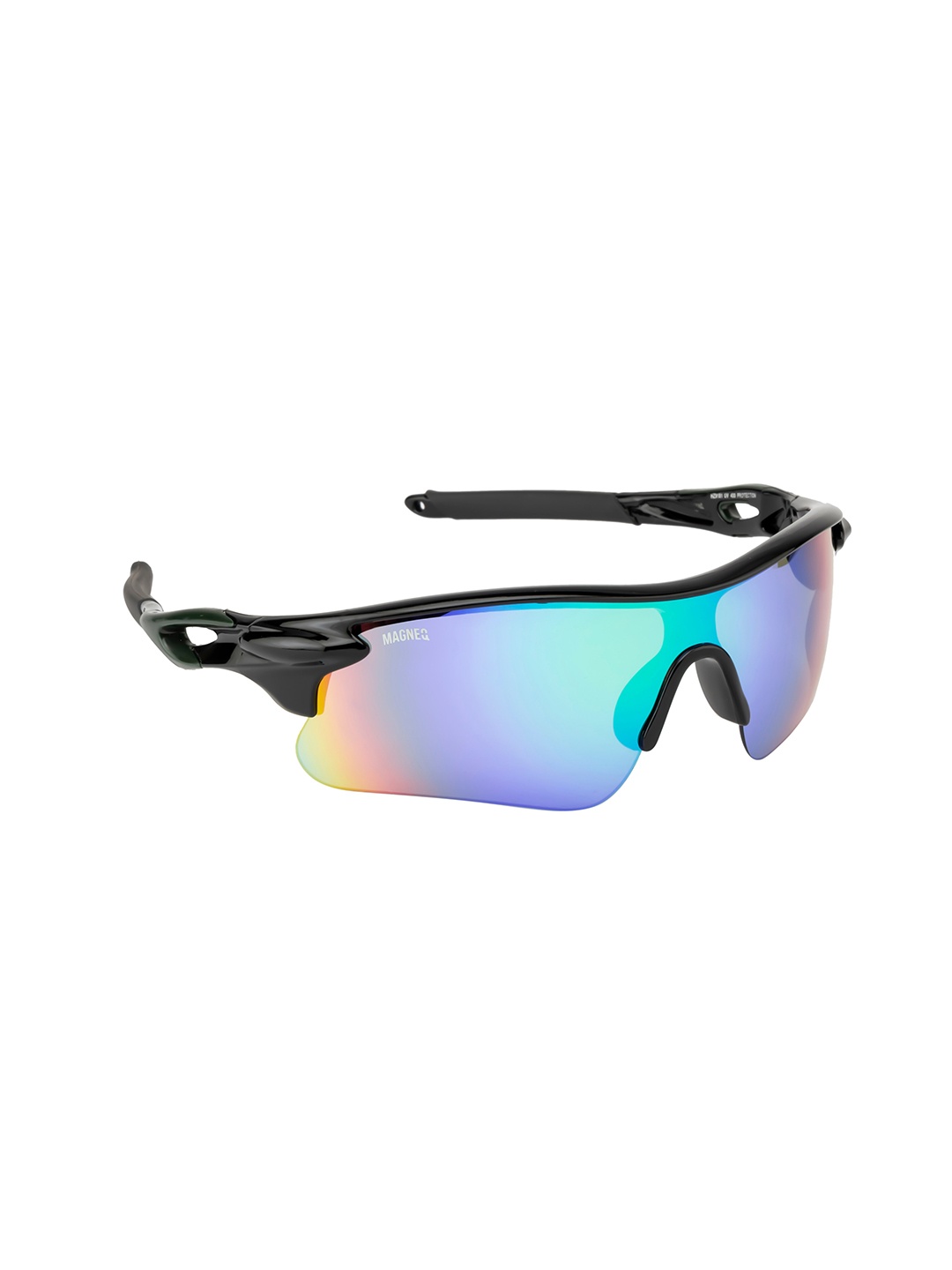 MAGNEQ Mirrored Lens & Shield Sunglasses With UV Protected Lens MG 9181/S C5 HZ 7020, Black
MAGNEQ Mirrored Lens & Shield Sunglasses With UV Protected Lens MG 9181/S C5 HZ 7020, Black