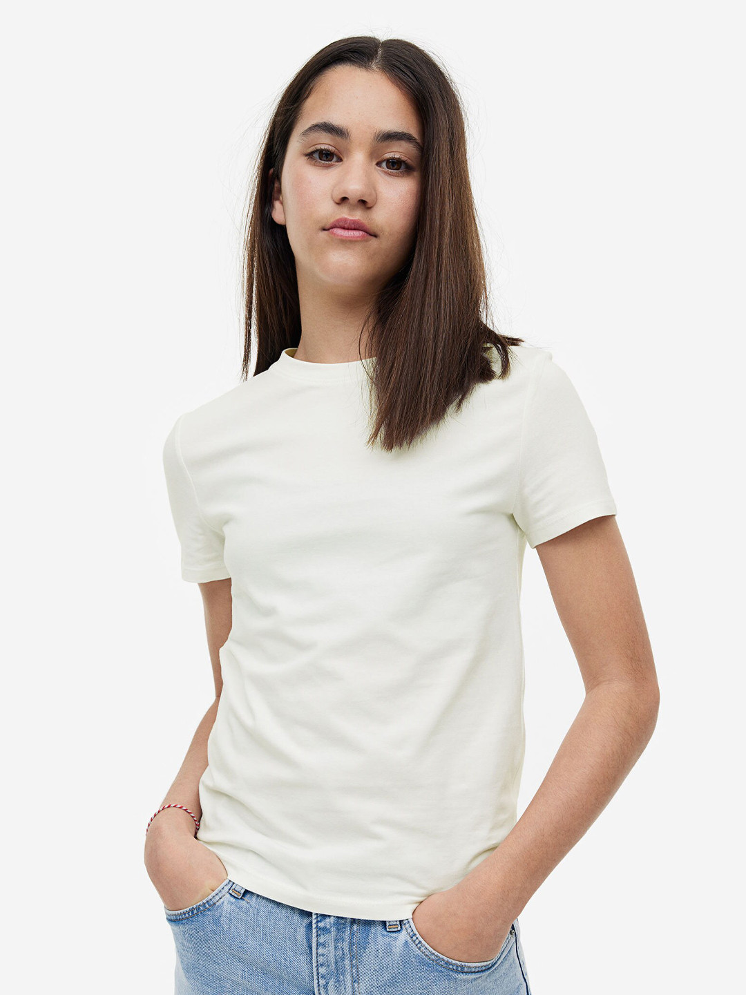 H&M Girls T-shirt, White
H&M Girls T-shirt, White