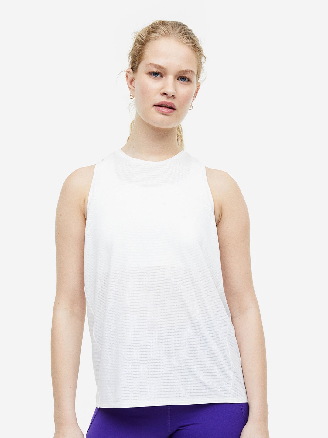 H&M DryMove Sports Vest Top, White