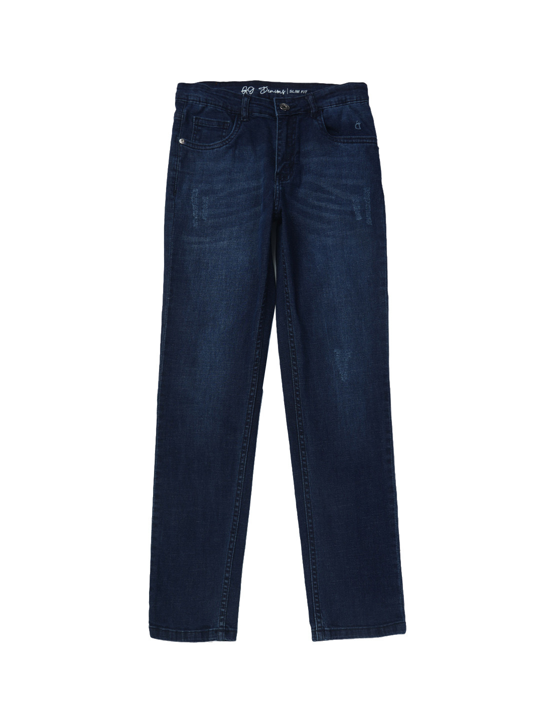 Gini and Jony Boys Low Distress Light Fade Denim Jeans, Navy blue 
Gini and Jony Boys Low Distress Light Fade Denim Jeans, Navy blue