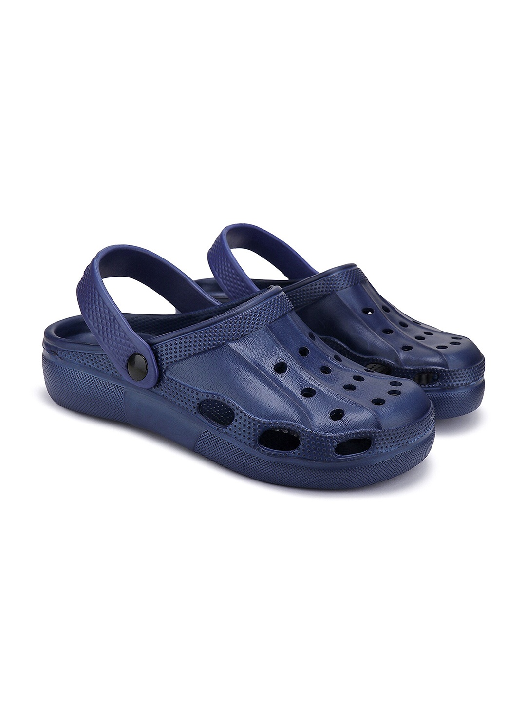 BERSACHE Women Blue Rubber Clogs