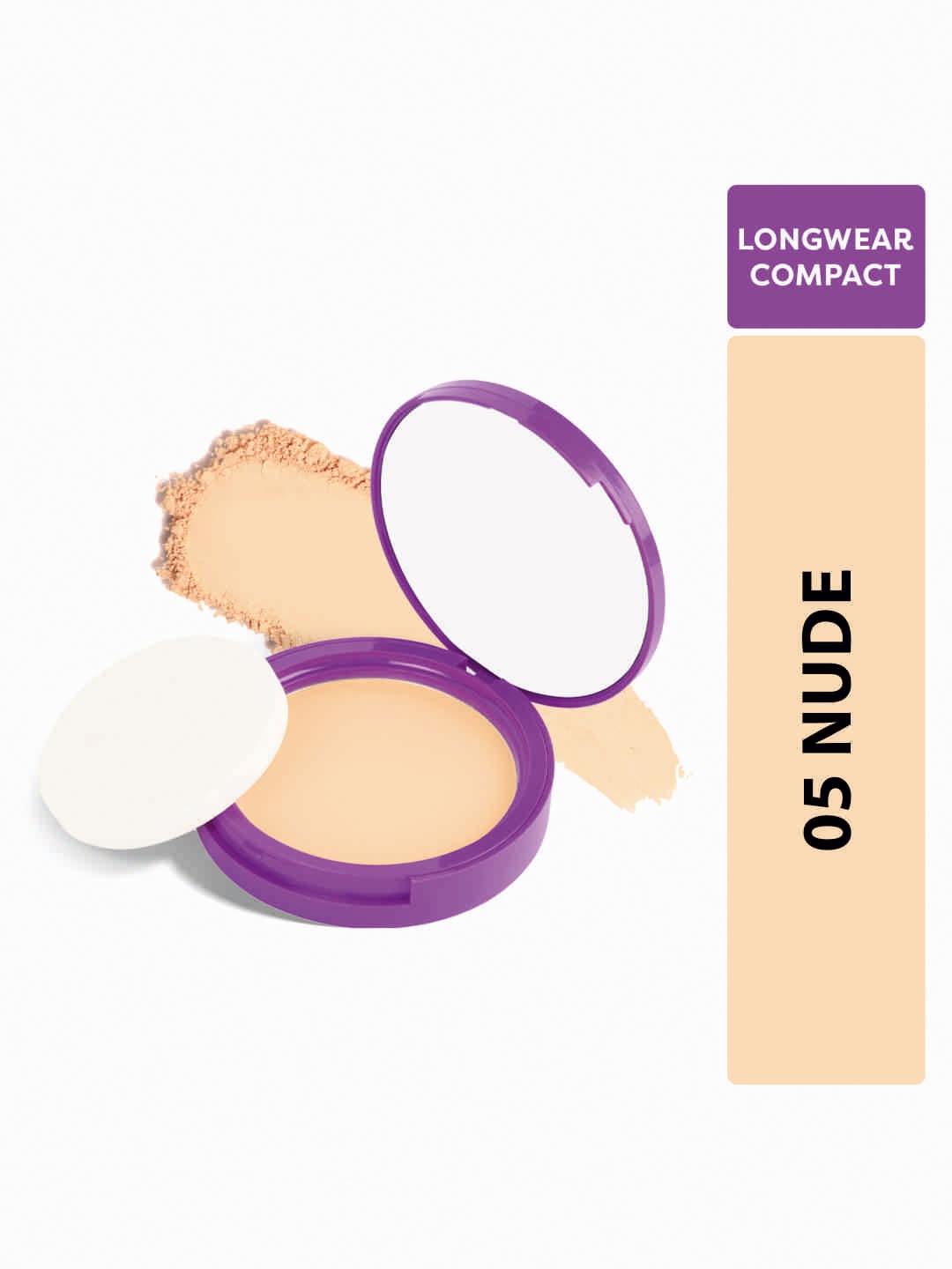SUGAR POP Longwear Medium Coverage Compact with Vitamin E & UV Protection - 9g - Nude 05, Beige
SUGAR POP Longwear Medium Coverage Compact with Vitamin E & UV Protection - 9g - Nude 05, Beige