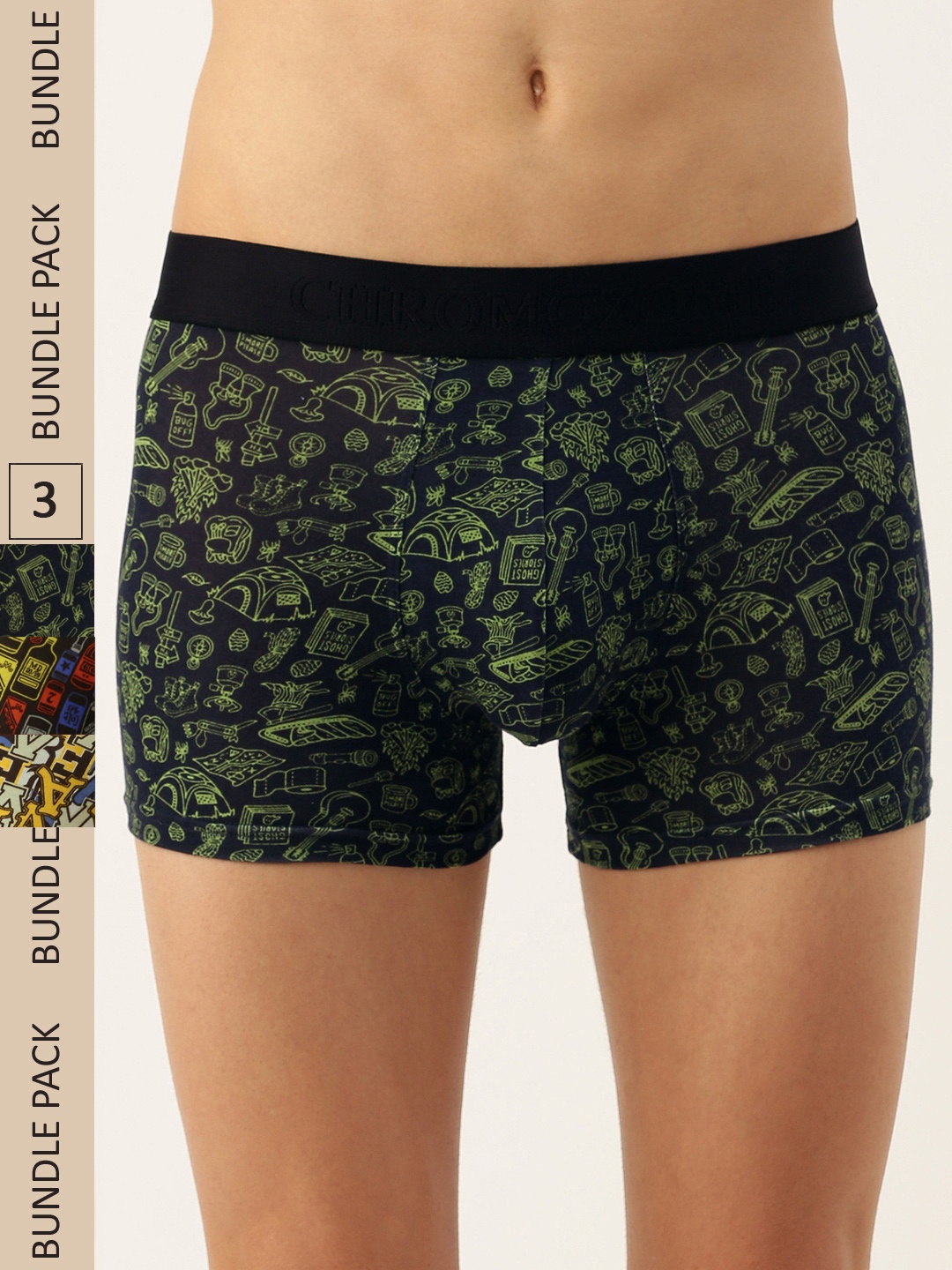 Chromozome Men Pack Of 3 Ultra Premium Micro Modal Printed Trunks 8902733641869, Multi
Chromozome Men Pack Of 3 Ultra Premium Micro Modal Printed Trunks 8902733641869, Multi