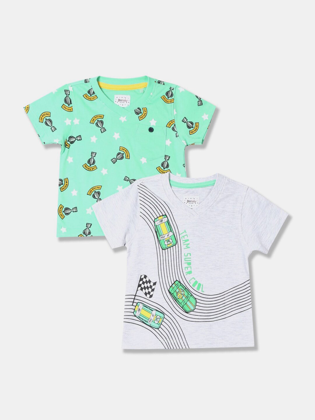 V-Mart Infant Kids Pack Of 2 Conversational Printed Casual T-shirt, Fluorescent green
V-Mart Infant Kids Pack Of 2 Conversational Printed Casual T-shirt, Fluorescent green