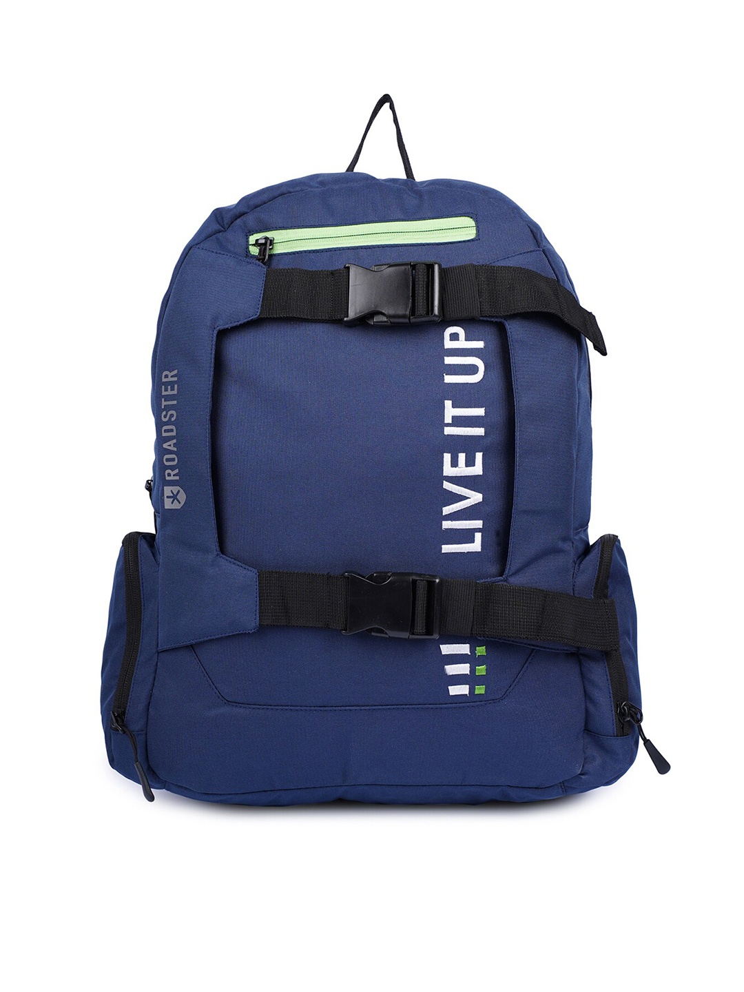 The Roadster Lifestyle Co. Navy Blue Reflective Straps Laptop Backpack With Rain Cover
The Roadster Lifestyle Co. Navy Blue Reflective Straps Laptop Backpack With Rain Cover