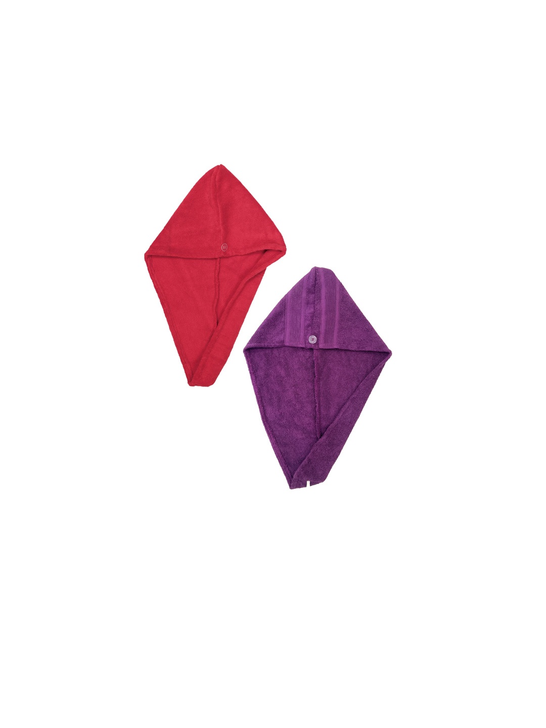 AVI Living Women Red & Purple 2 Pcs 500GSM High Absorbent Pure Cotton Hair Wrap Towels
AVI Living Women Red & Purple 2 Pcs 500GSM High Absorbent Pure Cotton Hair Wrap Towels
