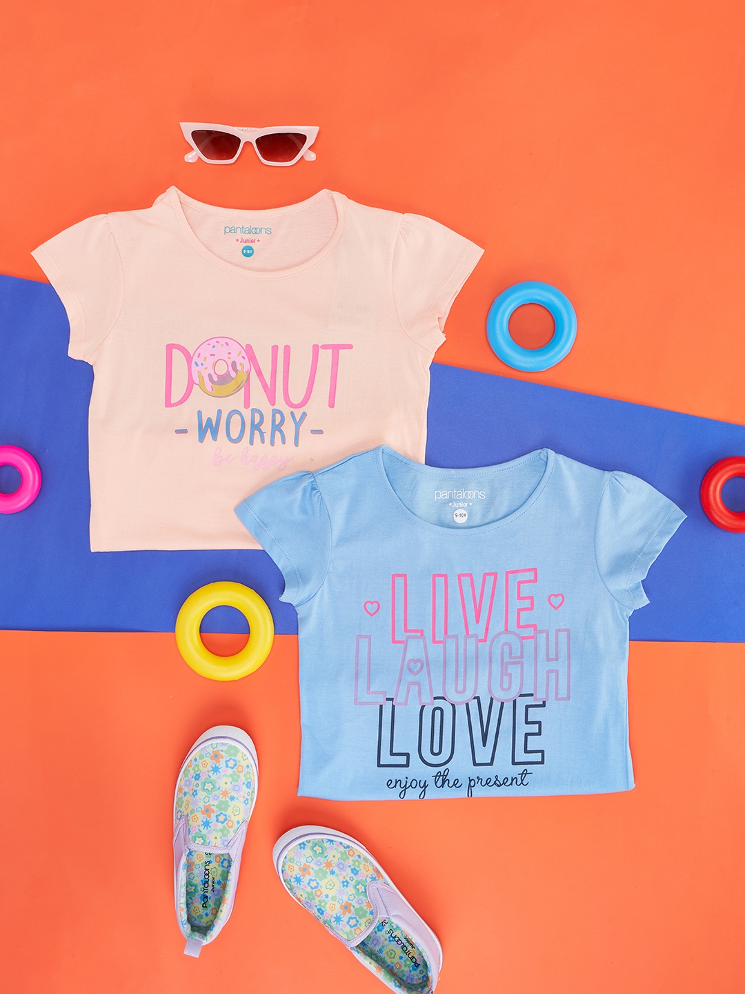 Pantaloons Junior Girls Typography Printed Pack Of 2 Cap Sleeves Cotton T-Shirts, Peach
Pantaloons Junior Girls Typography Printed Pack Of 2 Cap Sleeves Cotton T-Shirts, Peach