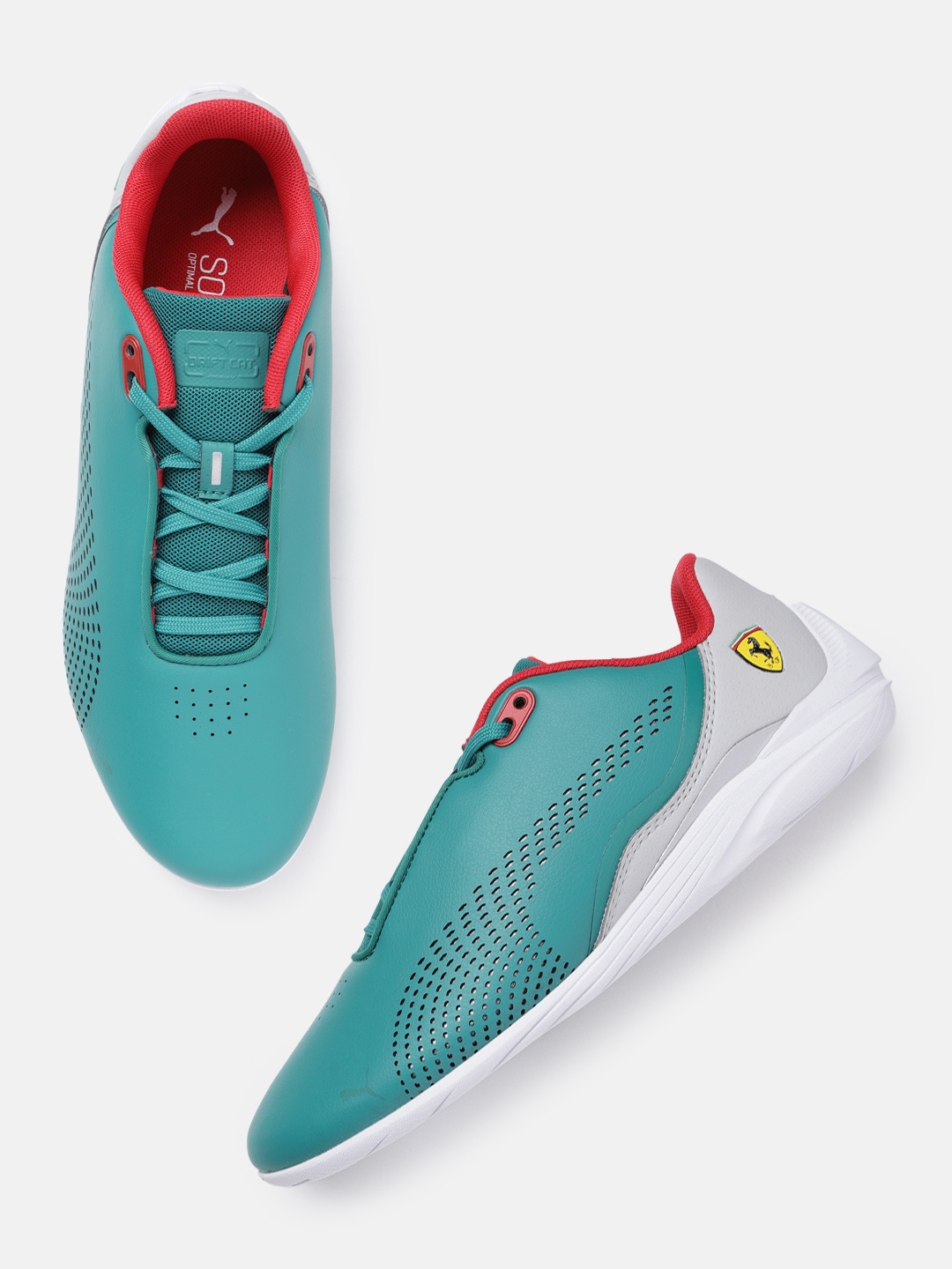 PUMA Motorsport Unisex Ferrari Drift Cat Decima Perforations Sneakers With Laser Cuts, Teal
PUMA Motorsport Unisex Ferrari Drift Cat Decima Perforations Sneakers With Laser Cuts, Teal