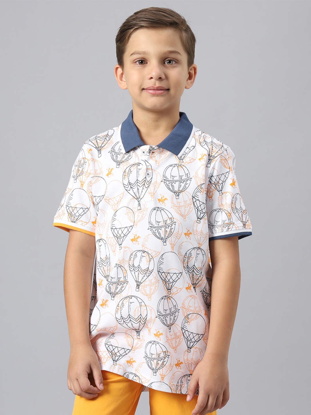 Beverly Hills Polo Club Boys Conversational Printed Polo Collar Pure Cotton T-shirt, White
Beverly Hills Polo Club Boys Conversational Printed Polo Collar Pure Cotton T-shirt, White