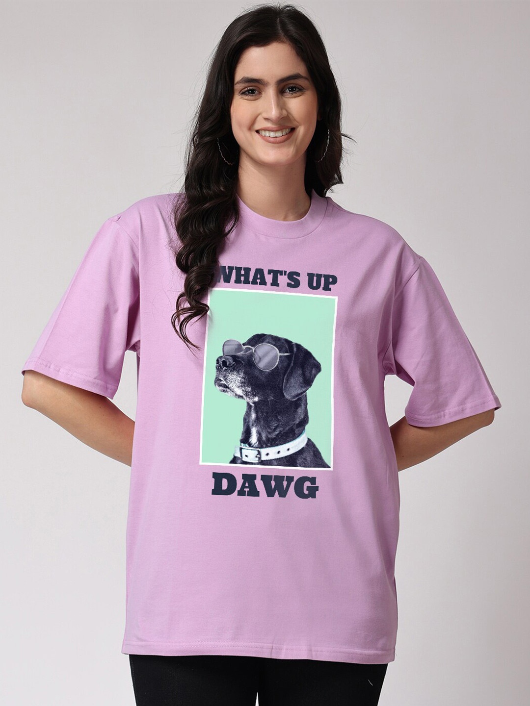 The Label Bar Graphic Printed Drop-Shoulder Sleeves Cotton Oversized T-shirt, Lavender
The Label Bar Graphic Printed Drop-Shoulder Sleeves Cotton Oversized T-shirt, Lavender