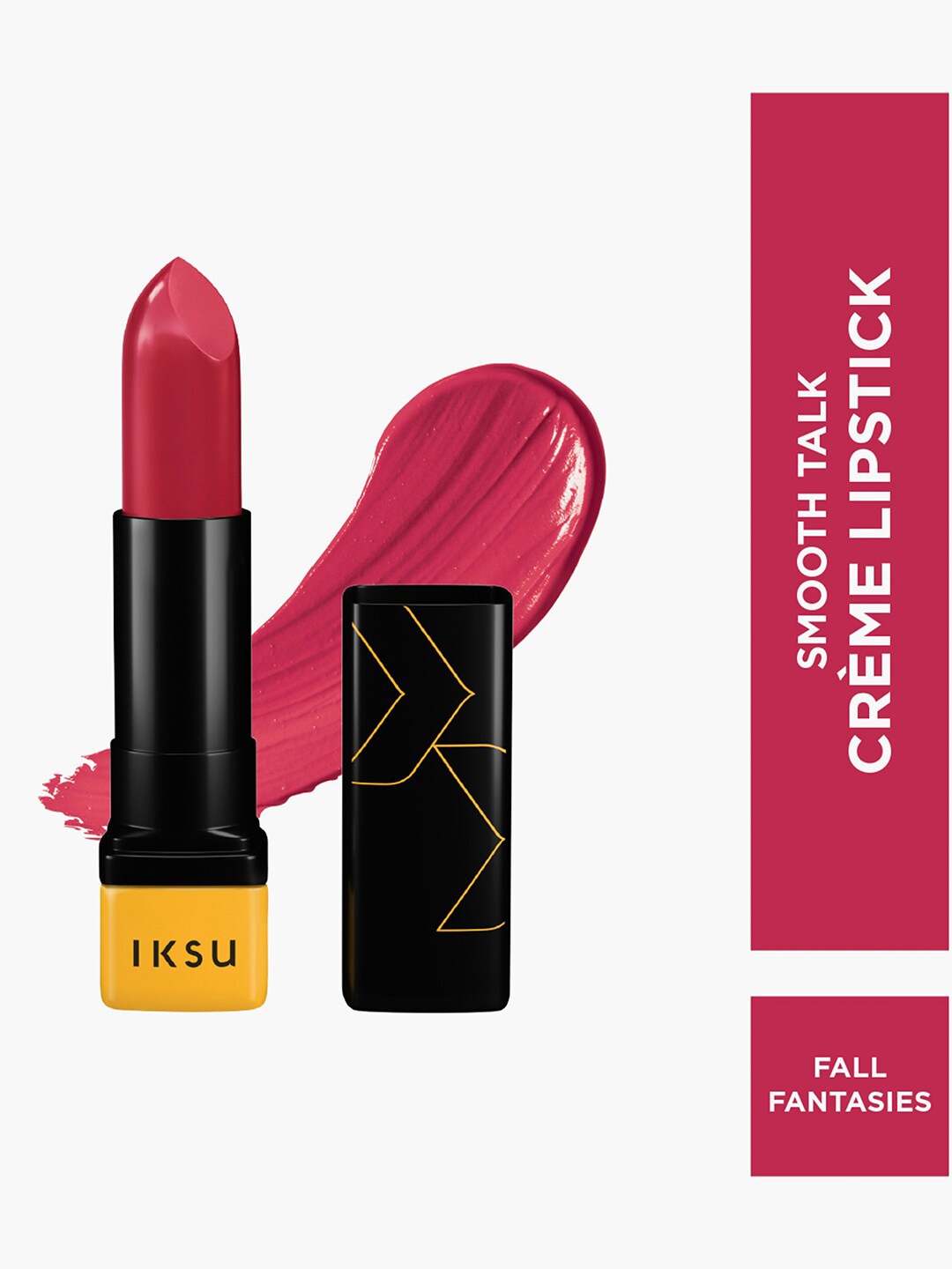 IKSU by Lifestyle Smooth Talk Glossy Finish Creme Lipstick 4.5g - Fall Fantasies, Red
IKSU by Lifestyle Smooth Talk Glossy Finish Creme Lipstick 4.5g - Fall Fantasies, Red