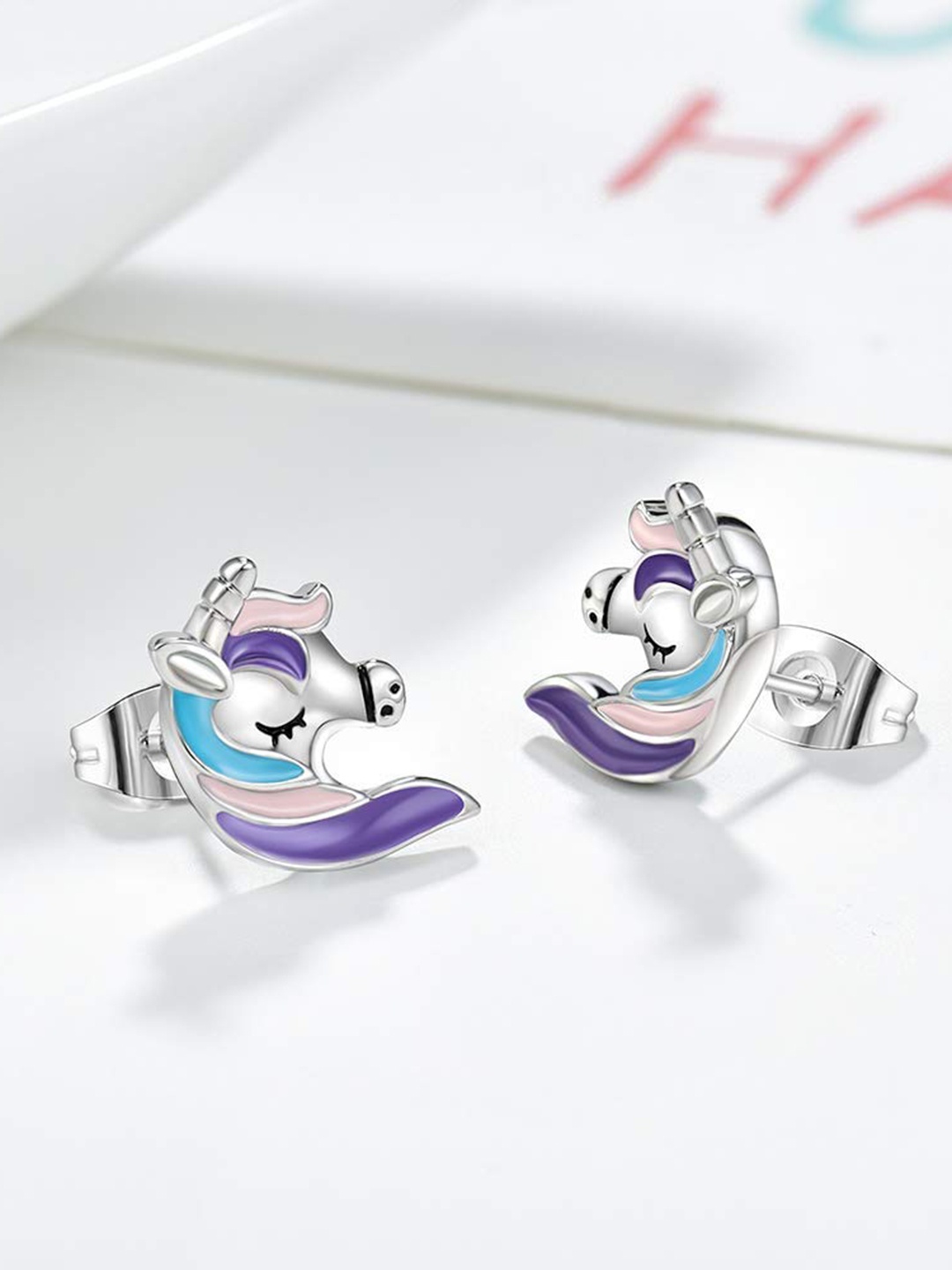 MYKI Multicoloured Contemporary Studs Earrings, Multi