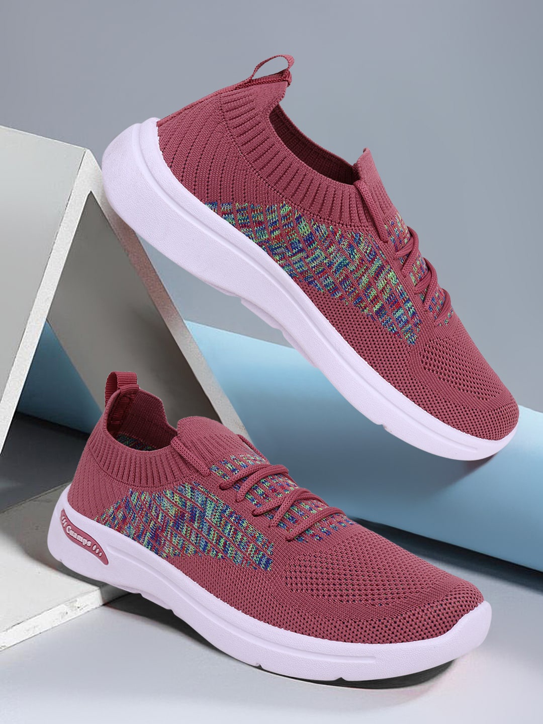 Champs Women Woven Design Lightweight Comfort Insole Mesh Contrast Sole Sneakers, Mauve
Champs Women Woven Design Lightweight Comfort Insole Mesh Contrast Sole Sneakers, Mauve