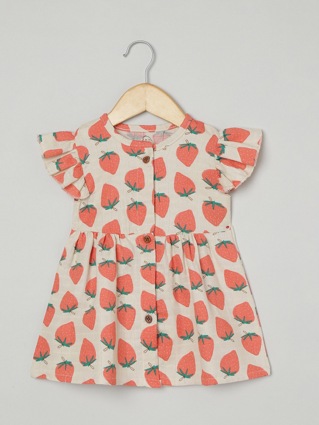 The Boo Boo Club Girls Print Flutter Sleeve Sustainable Organic Cotton Fit & Flare Dress, Red
The Boo Boo Club Girls Print Flutter Sleeve Sustainable Organic Cotton Fit & Flare Dress, Red