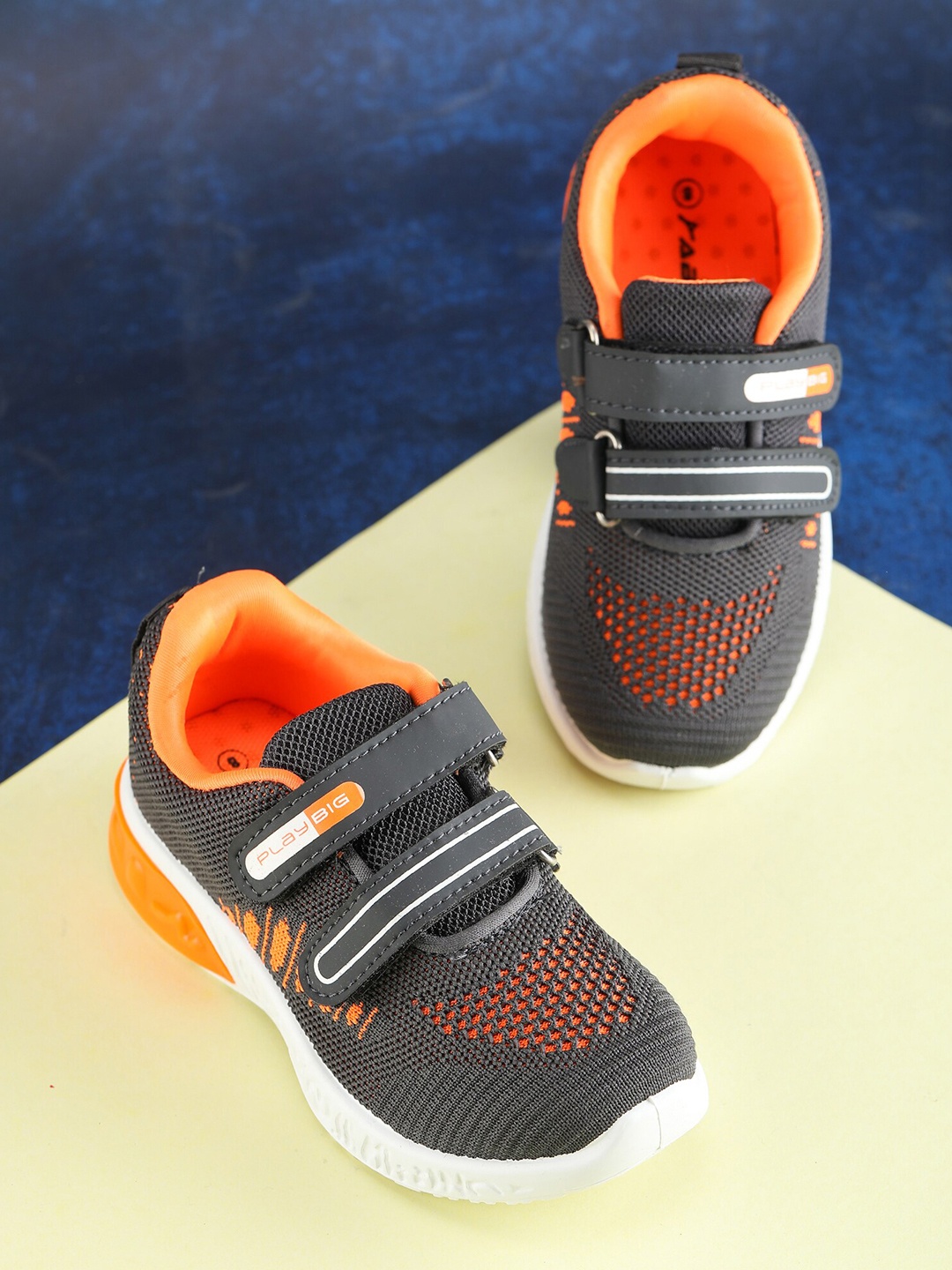 ABROS Kids Tom-O Running Sports Shoes, Grey