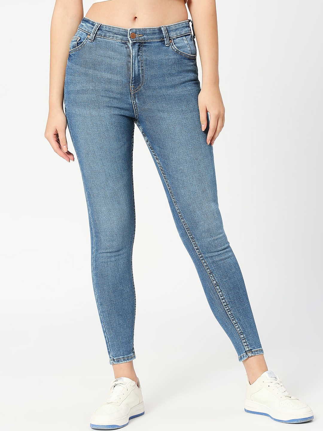 LOVEGEN Women Skinny Fit High-Rise Acid Wash Stretchable Clean Look Jeans, Blue
LOVEGEN Women Skinny Fit High-Rise Acid Wash Stretchable Clean Look Jeans, Blue