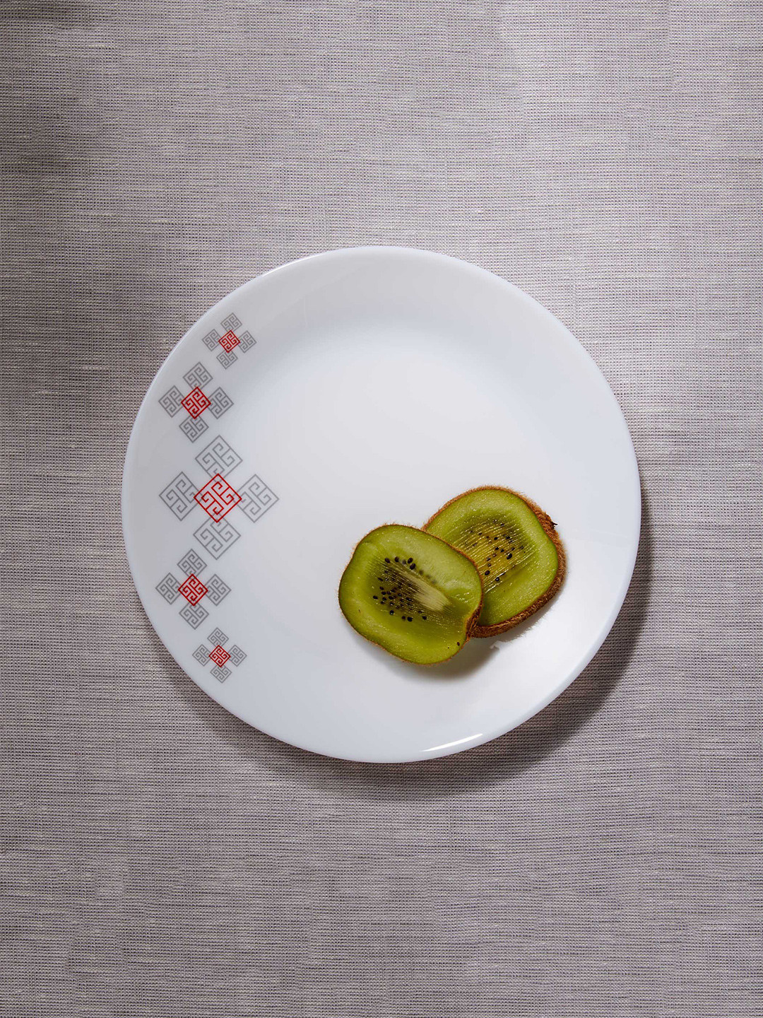 Home Centre Robin White Opalware Printed Side Plate - 19cm 
Home Centre Robin White Opalware Printed Side Plate - 19cm