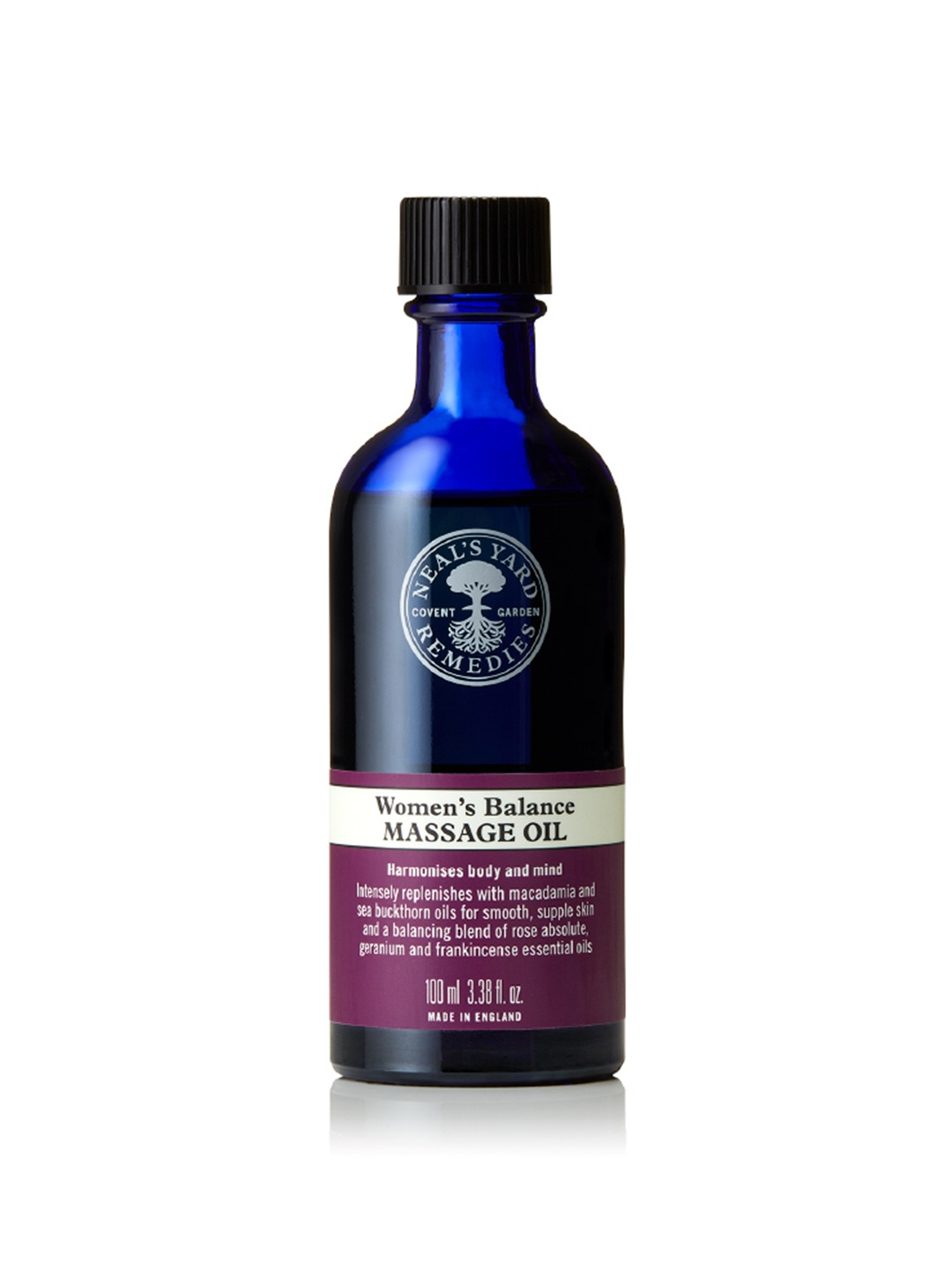 Neal's Yard Remedies Women Balance Massage Oil with Macadamia & Sea Buckthorn Oil - 100 ml, Purple
Neal's Yard Remedies Women Balance Massage Oil with Macadamia & Sea Buckthorn Oil - 100 ml, Purple