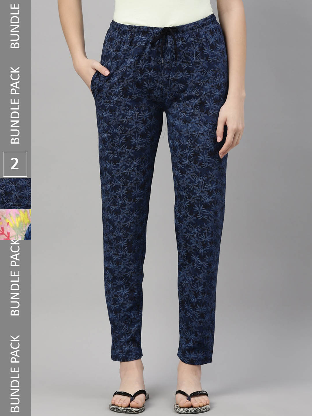 Kryptic Pack Of 2 Printed Pure Cotton Lounge Pants, Pink
Kryptic Pack Of 2 Printed Pure Cotton Lounge Pants, Pink