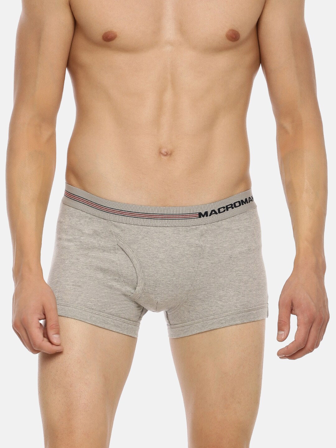 Macroman M-Series Men Mid-Rise Anti-Microbial Pure Cotton Classic Boxer Brief, Grey melange
Macroman M-Series Men Mid-Rise Anti-Microbial Pure Cotton Classic Boxer Brief, Grey melange