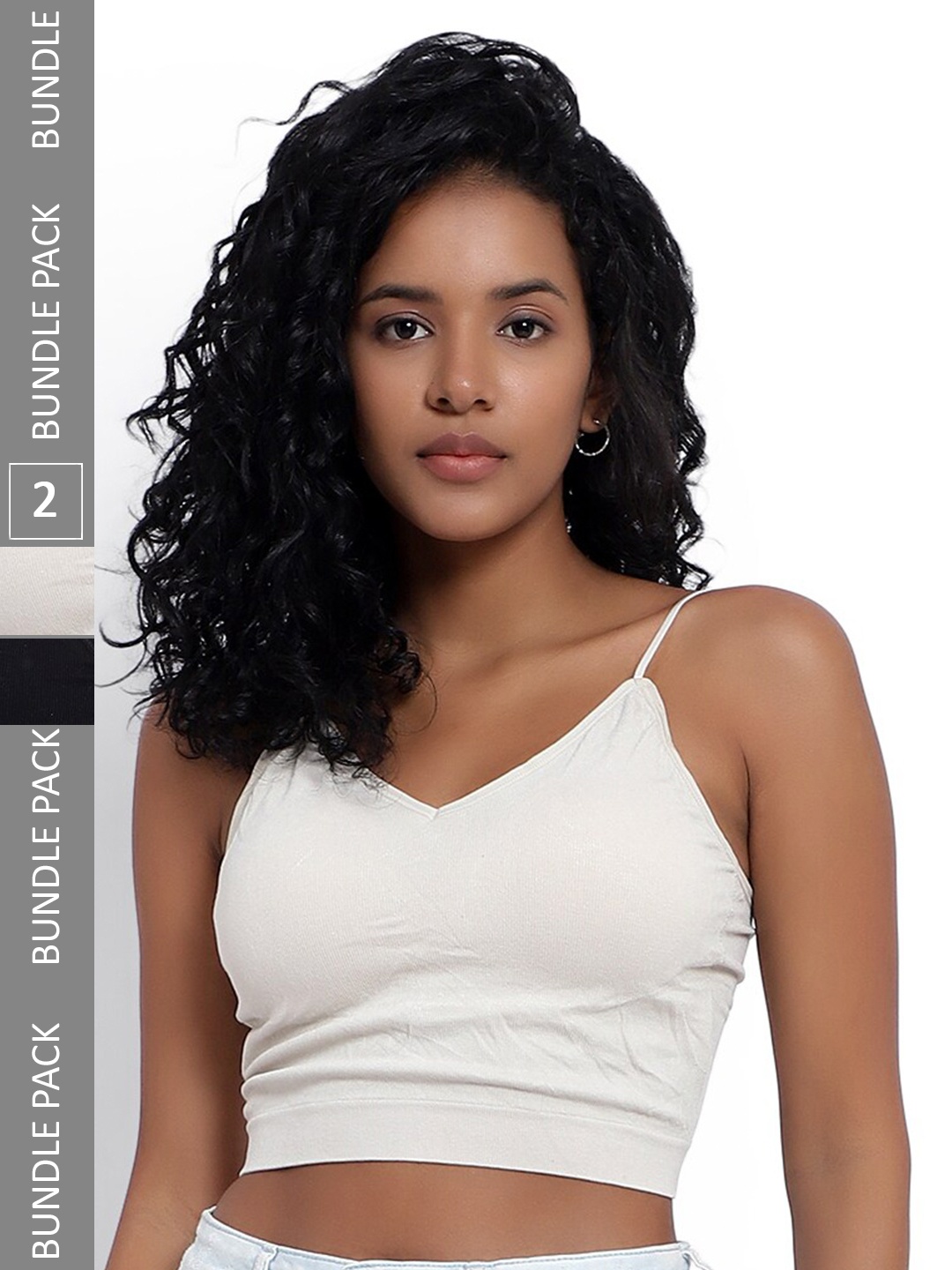 PARKHA Pack Of 2 Full Coverage Heavily Padded All Day Comfort Dry-Fit Bralette Bra, Black
PARKHA Pack Of 2 Full Coverage Heavily Padded All Day Comfort Dry-Fit Bralette Bra, Black