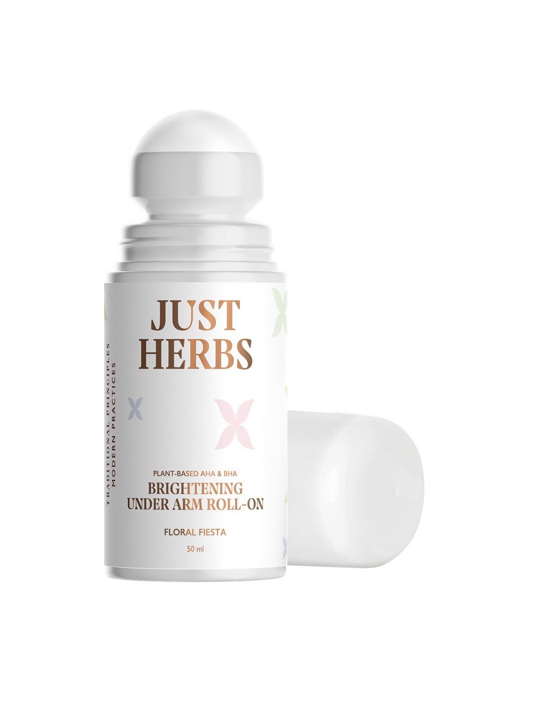 Just Herbs Women AHA BHA Brightening Underarm Roll On Deodorant 50ml - Floral Fiesta, White
Just Herbs Women AHA BHA Brightening Underarm Roll On Deodorant 50ml - Floral Fiesta, White