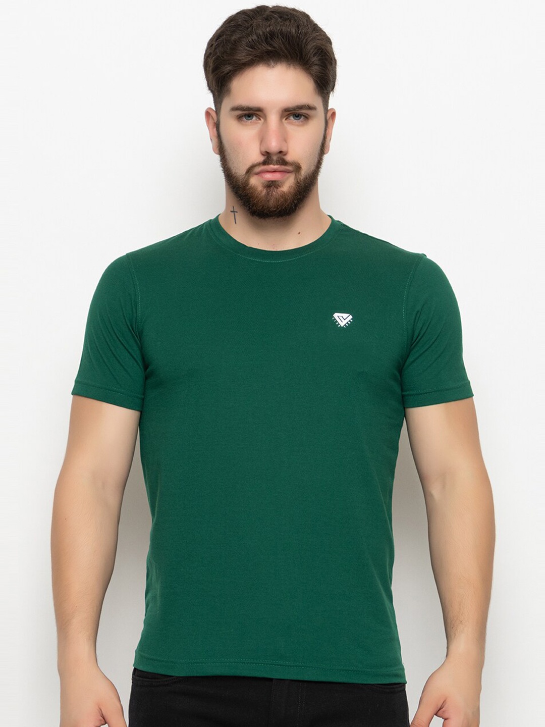 Club York Round Neck T-Shirt, Green