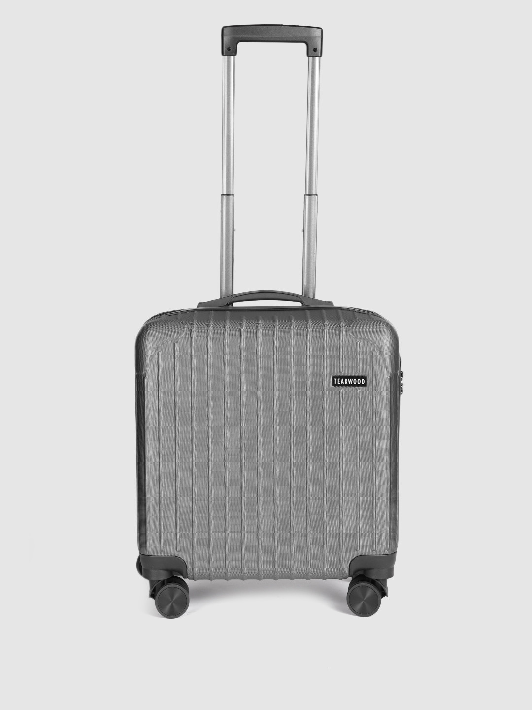 Teakwood Leathers Textured 360 Degree Rotation Hard Overnighter Trolley Bag 33L, Grey
Teakwood Leathers Textured 360 Degree Rotation Hard Overnighter Trolley Bag 33L, Grey
