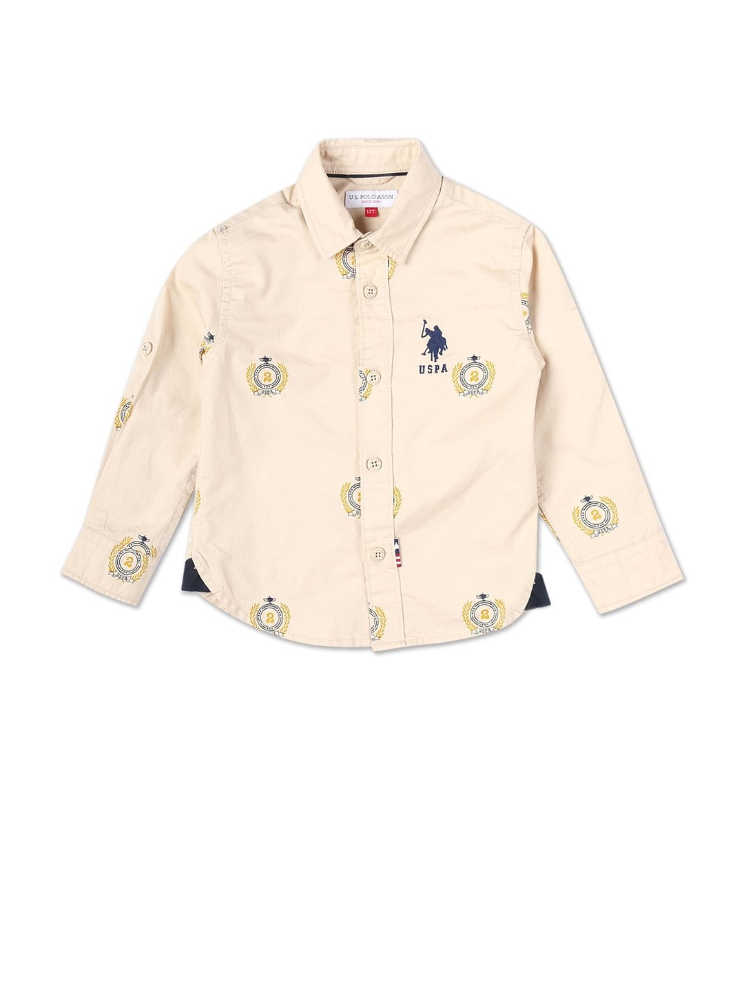 U.S. Polo Assn. Kids Boys Conversational Printed Regular Fit Pure Cotton Casual Shirt, Beige
U.S. Polo Assn. Kids Boys Conversational Printed Regular Fit Pure Cotton Casual Shirt, Beige