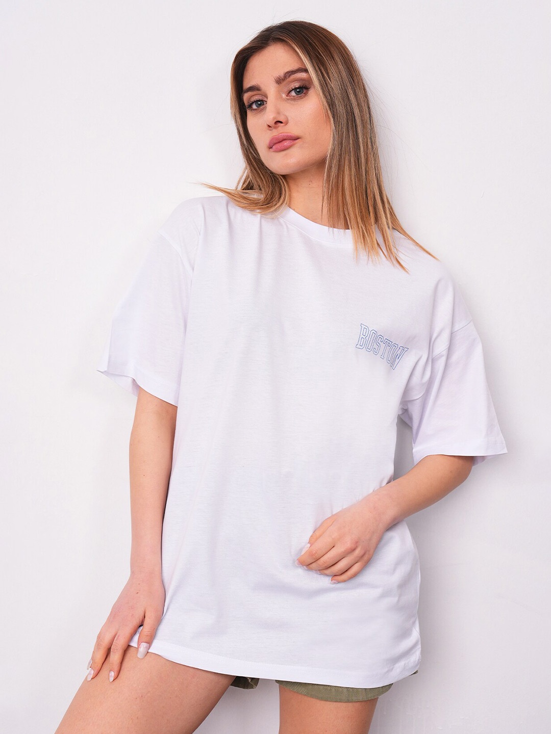 PRET A TUER Typography Printed Drop-Shoulder Sleeves Oversized Pure Cotton T-shirt, White
PRET A TUER Typography Printed Drop-Shoulder Sleeves Oversized Pure Cotton T-shirt, White