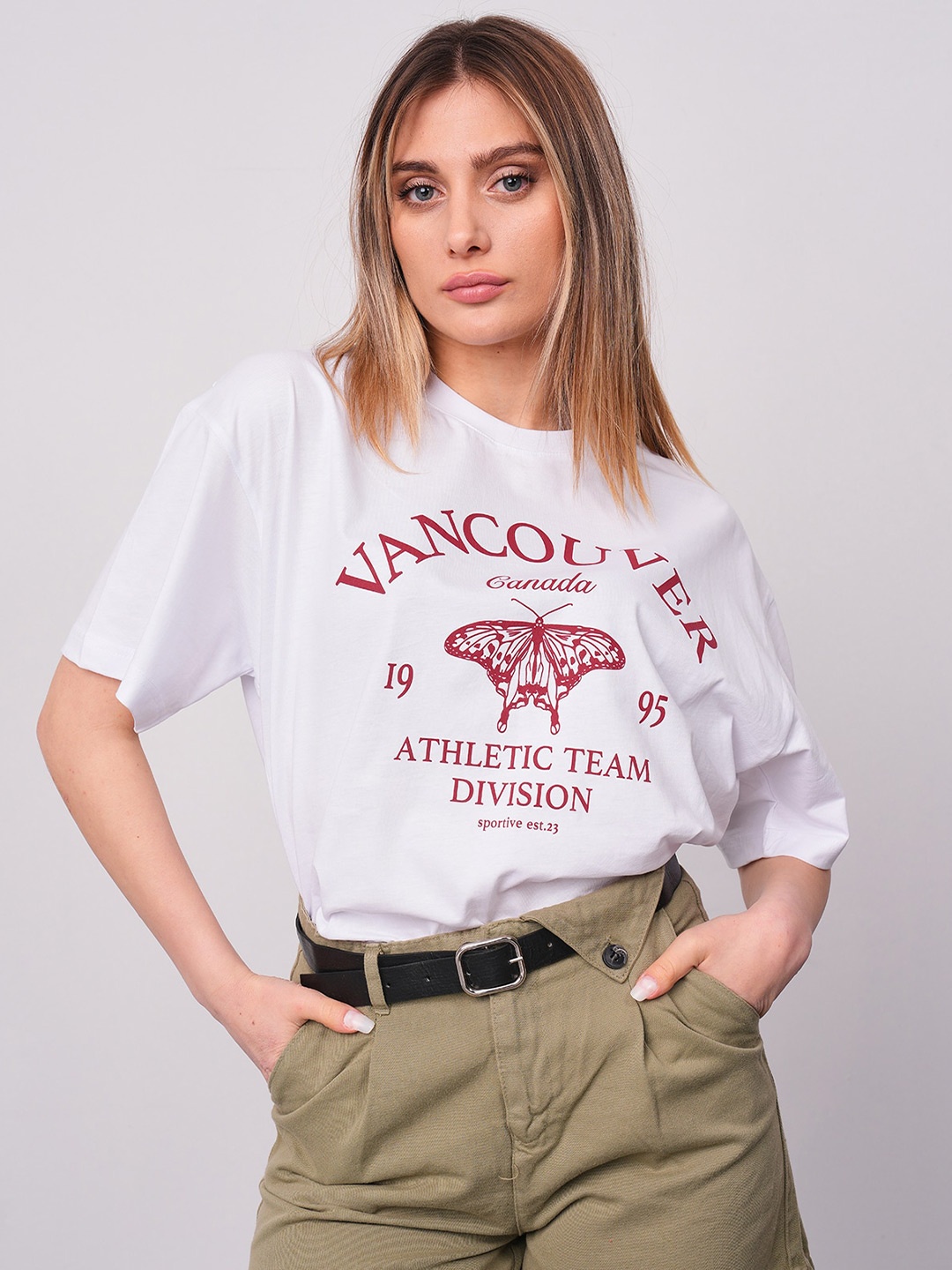 PRET A TUER Typography Printed Drop-Shoulder Sleeves Pure Cotton Oversized T-shirt, White
PRET A TUER Typography Printed Drop-Shoulder Sleeves Pure Cotton Oversized T-shirt, White