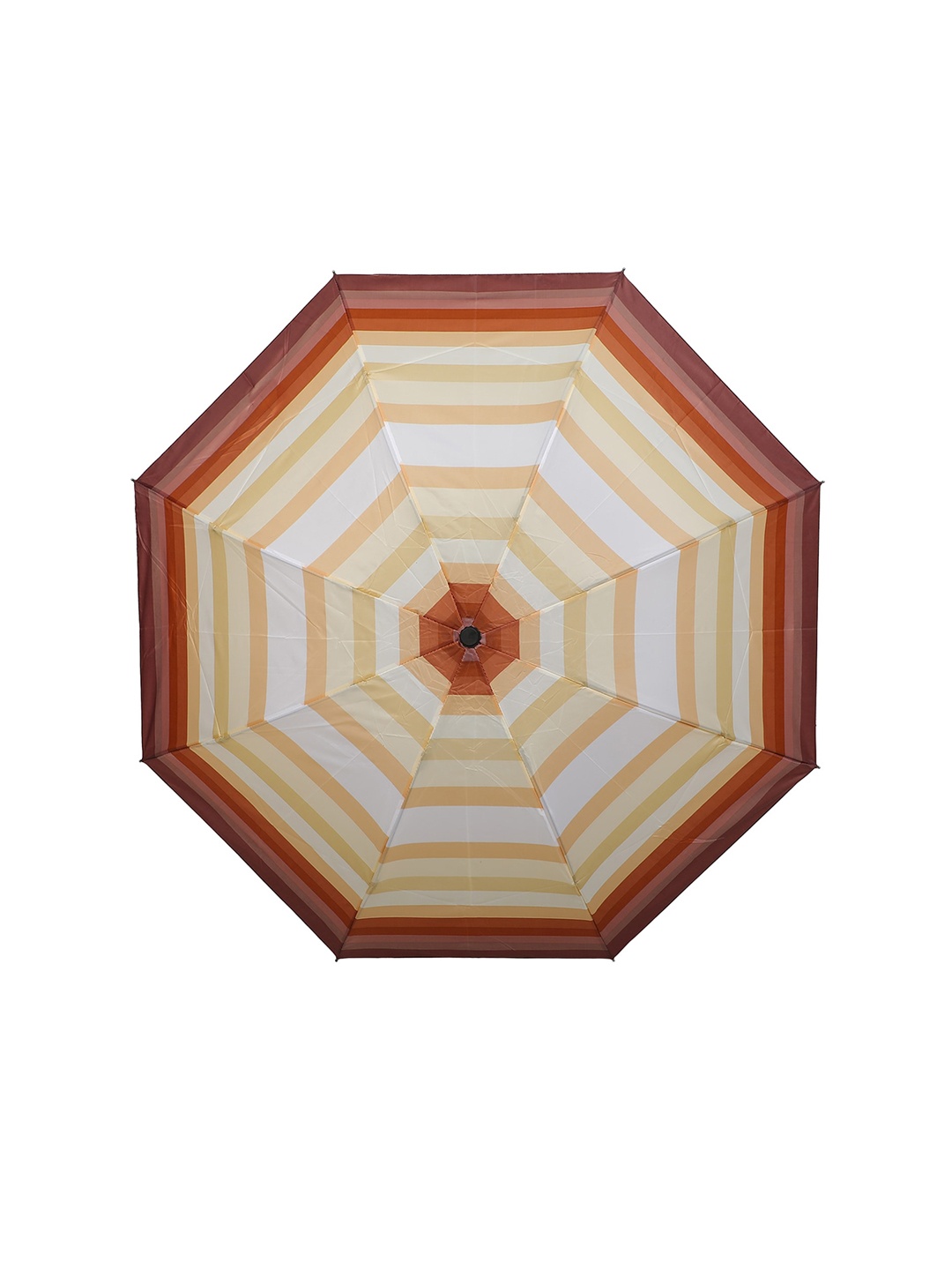LOOM LEGACY Striped 3-Fold Umbrellas, Brown