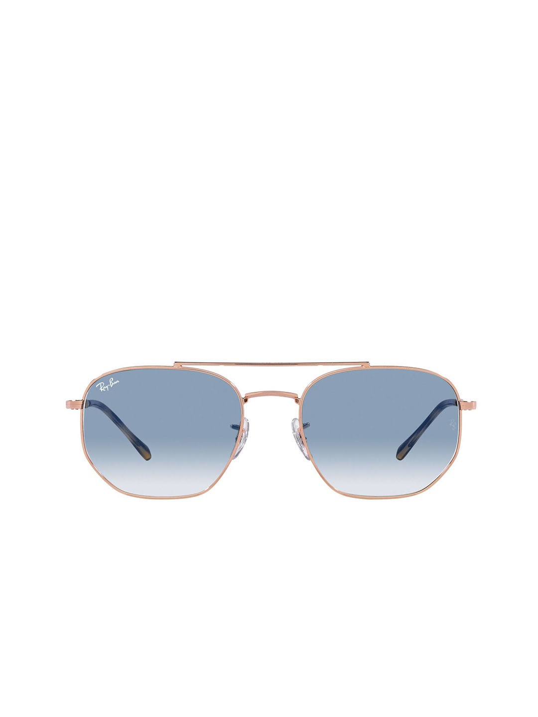 RAY-BAN Unisex Gradient Blue Lens Irregular Sunglasses - 0RB370792023F57, Rose gold
RAY-BAN Unisex Gradient Blue Lens Irregular Sunglasses - 0RB370792023F57, Rose gold