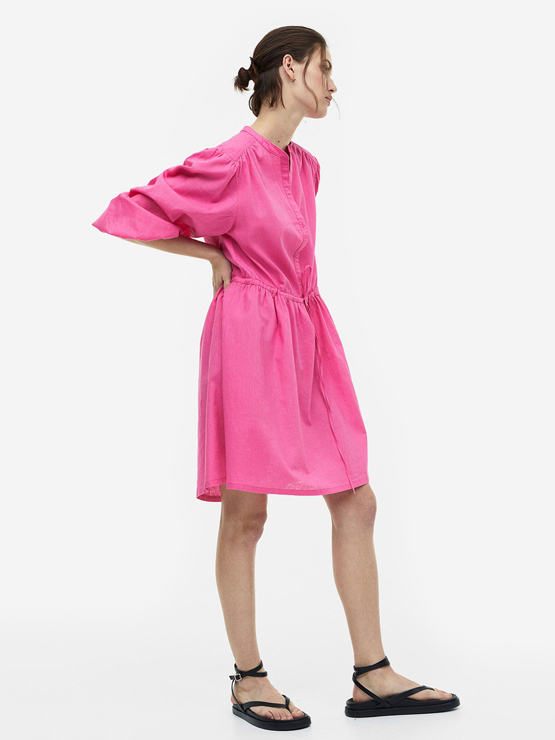 H&M Linen-Blend Dress, Pink
H&M Linen-Blend Dress, Pink