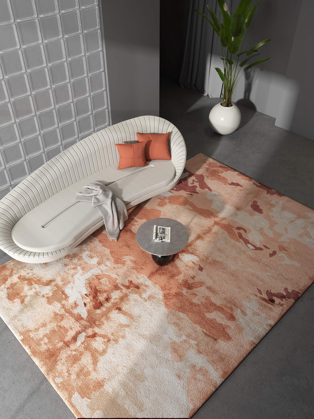 Jaipur Rugs Red & Orange-Colored Abstract Pattern Rectangular Carpet
Jaipur Rugs Red & Orange-Colored Abstract Pattern Rectangular Carpet