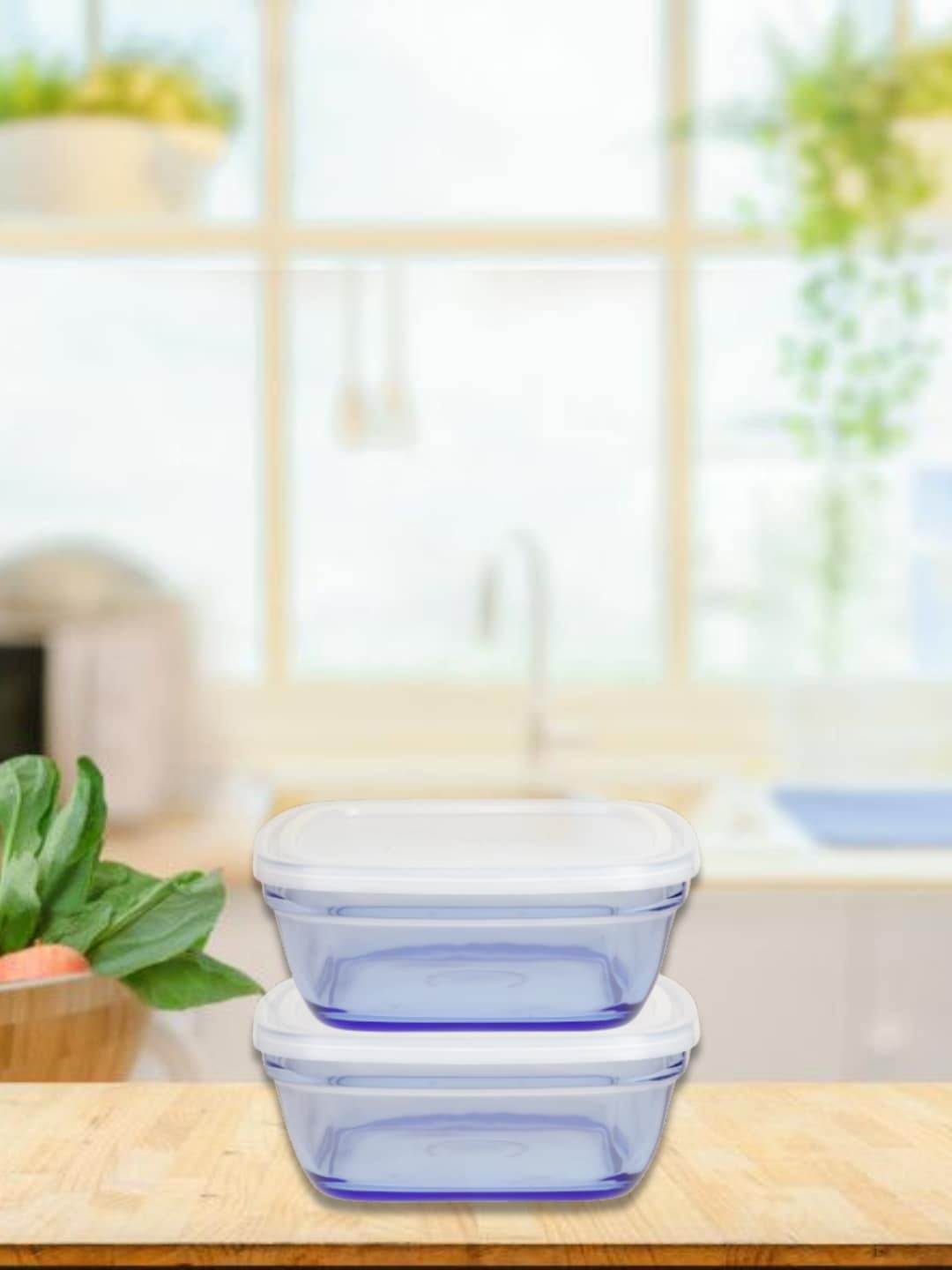 DURALEX Freshbox Blue 2-Pieces Shock Proof Square Food Containers With Frosted Lid 1.15L
DURALEX Freshbox Blue 2-Pieces Shock Proof Square Food Containers With Frosted Lid 1.15L