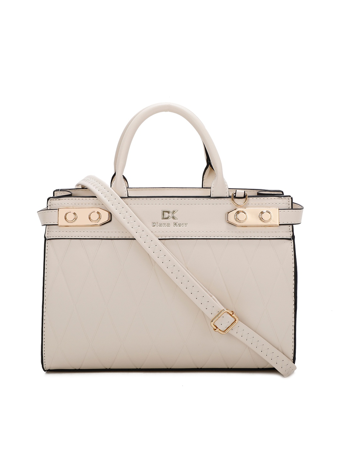Diana Korr Structured Handheld Bag, Beige
