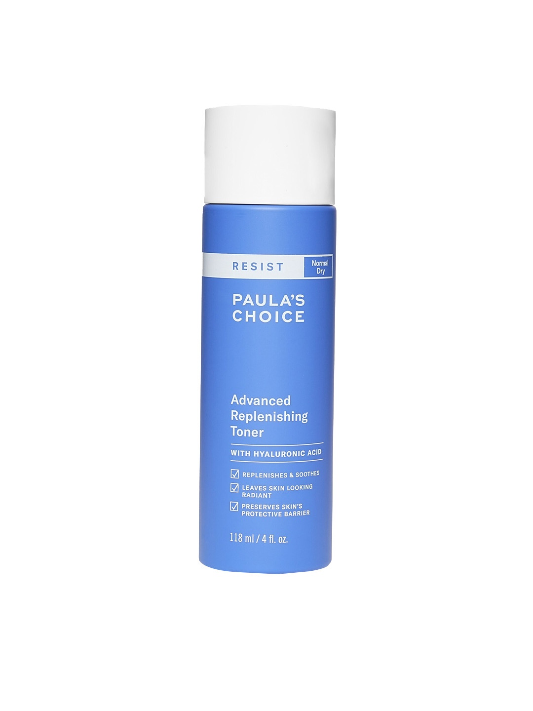 Paulas Choice Resist Advanced Replenishing Toner with Hyaluronic Acid - 118 ml, Blue
Paulas Choice Resist Advanced Replenishing Toner with Hyaluronic Acid - 118 ml, Blue