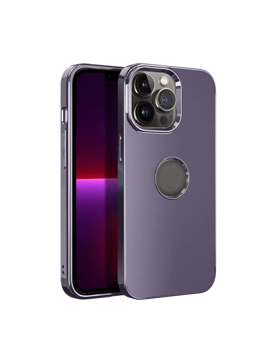 Karwan Anti-Scratch Compatible iPhone 12 Pro Back Case, Purple