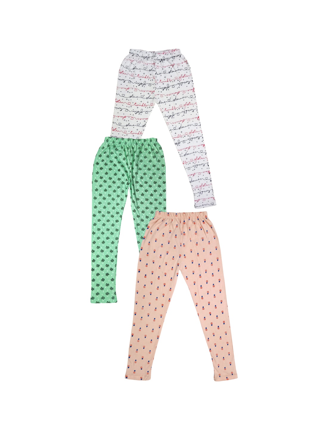 IndiWeaves Girls Pack Of 3 Printed Skin Friendly Pure Cotton Ankle Length Legging, Peach
IndiWeaves Girls Pack Of 3 Printed Skin Friendly Pure Cotton Ankle Length Legging, Peach
