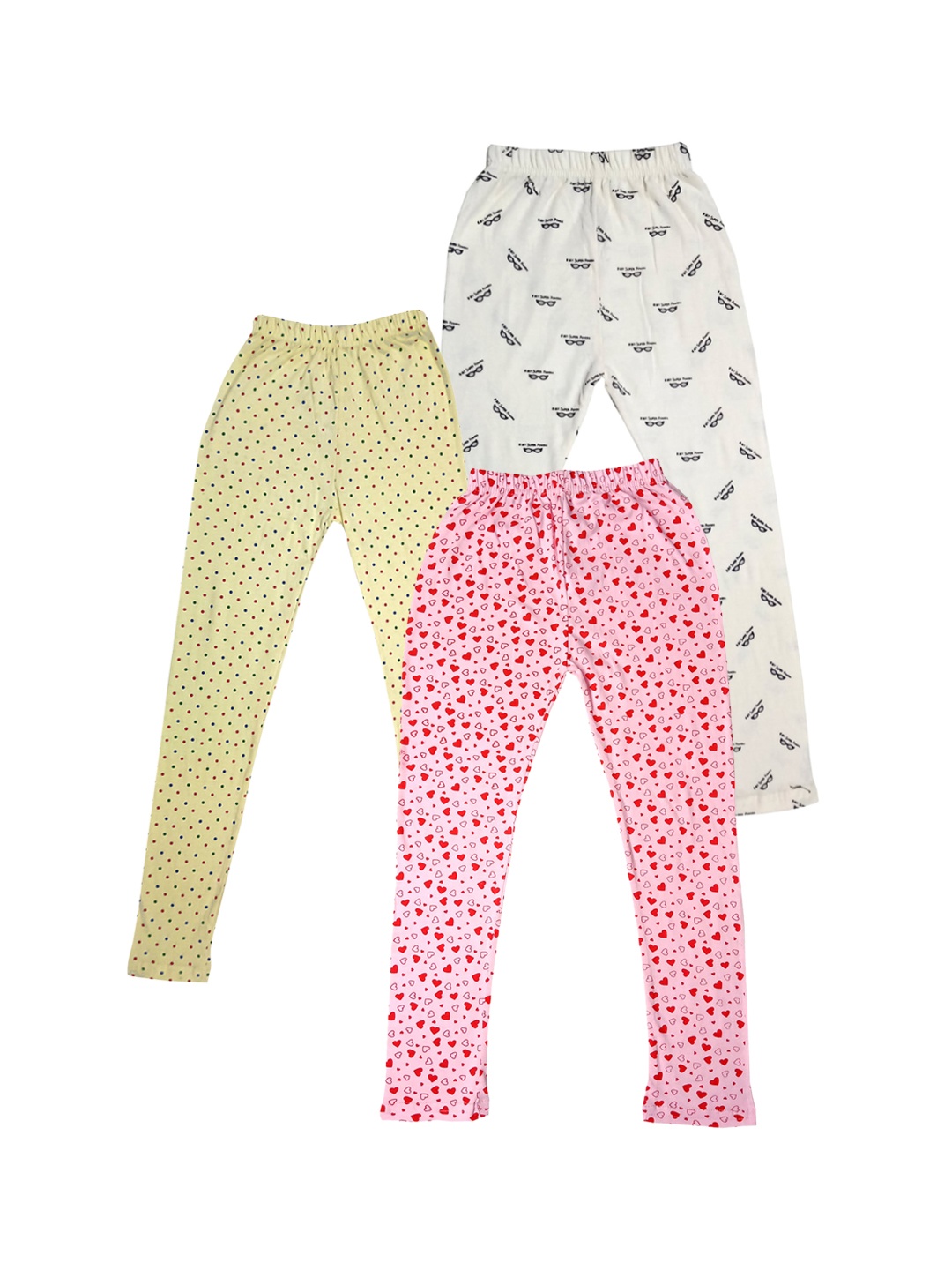 IndiWeaves Girls Pack Of 3 Printed Skin Friendly Pure Cotton Ankle Length Legging, Yellow
IndiWeaves Girls Pack Of 3 Printed Skin Friendly Pure Cotton Ankle Length Legging, Yellow