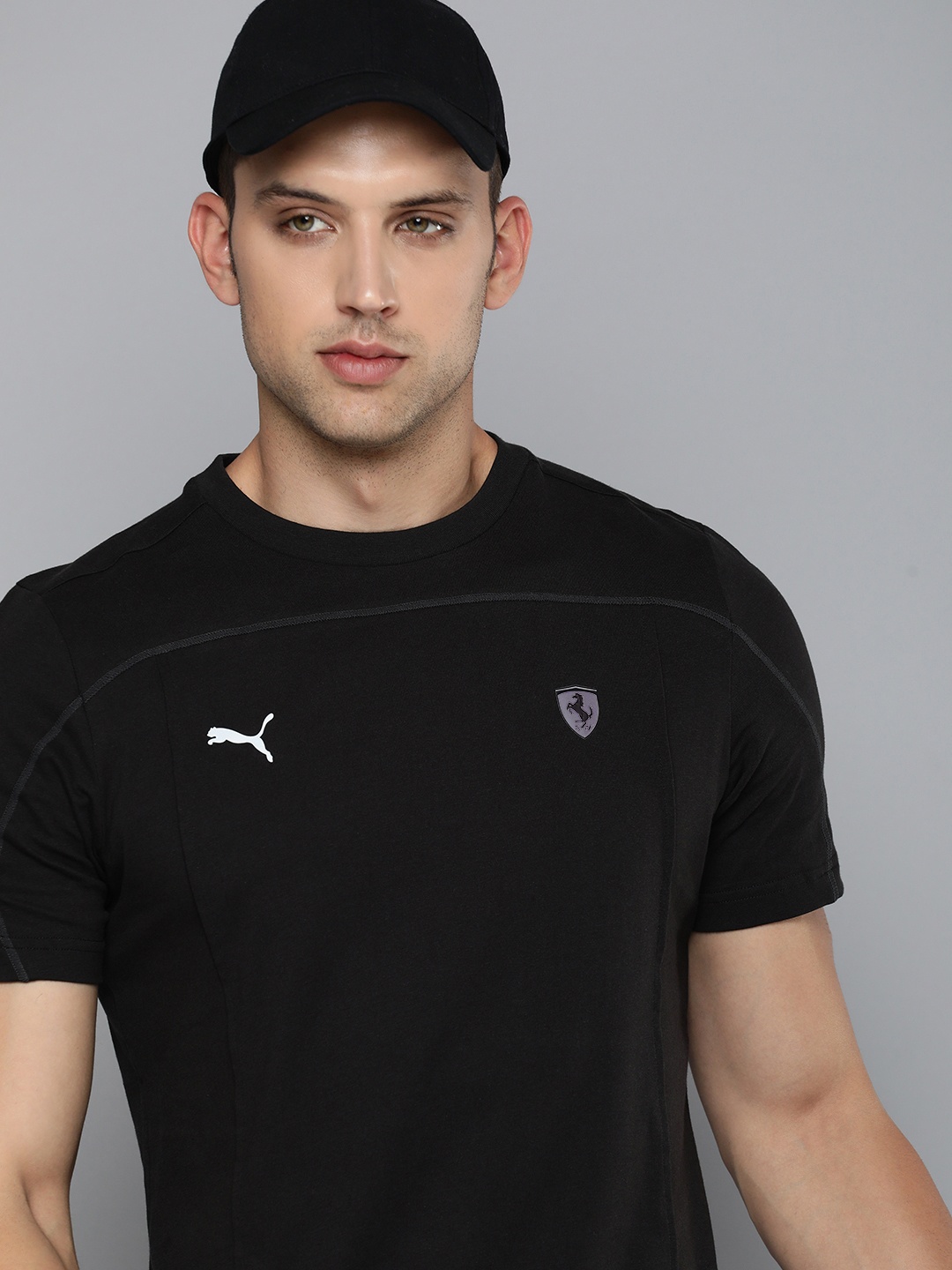 PUMA Motorsport Brand Logo Scuderia Ferrari Formula 1 Regular Fit Printed Cotton T-shirt, Black
PUMA Motorsport Brand Logo Scuderia Ferrari Formula 1 Regular Fit Printed Cotton T-shirt, Black