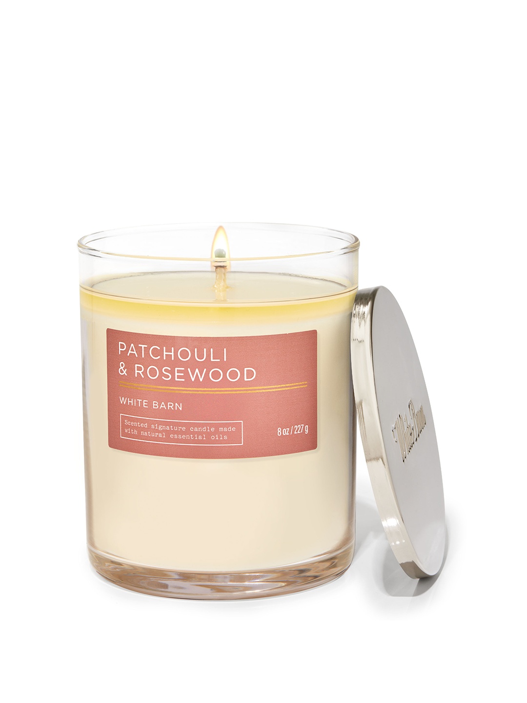 Bath & Body Works Patchouli & Rosewood Signature Single Wick Scented Candle - 198g, Pink
Bath & Body Works Patchouli & Rosewood Signature Single Wick Scented Candle - 198g, Pink