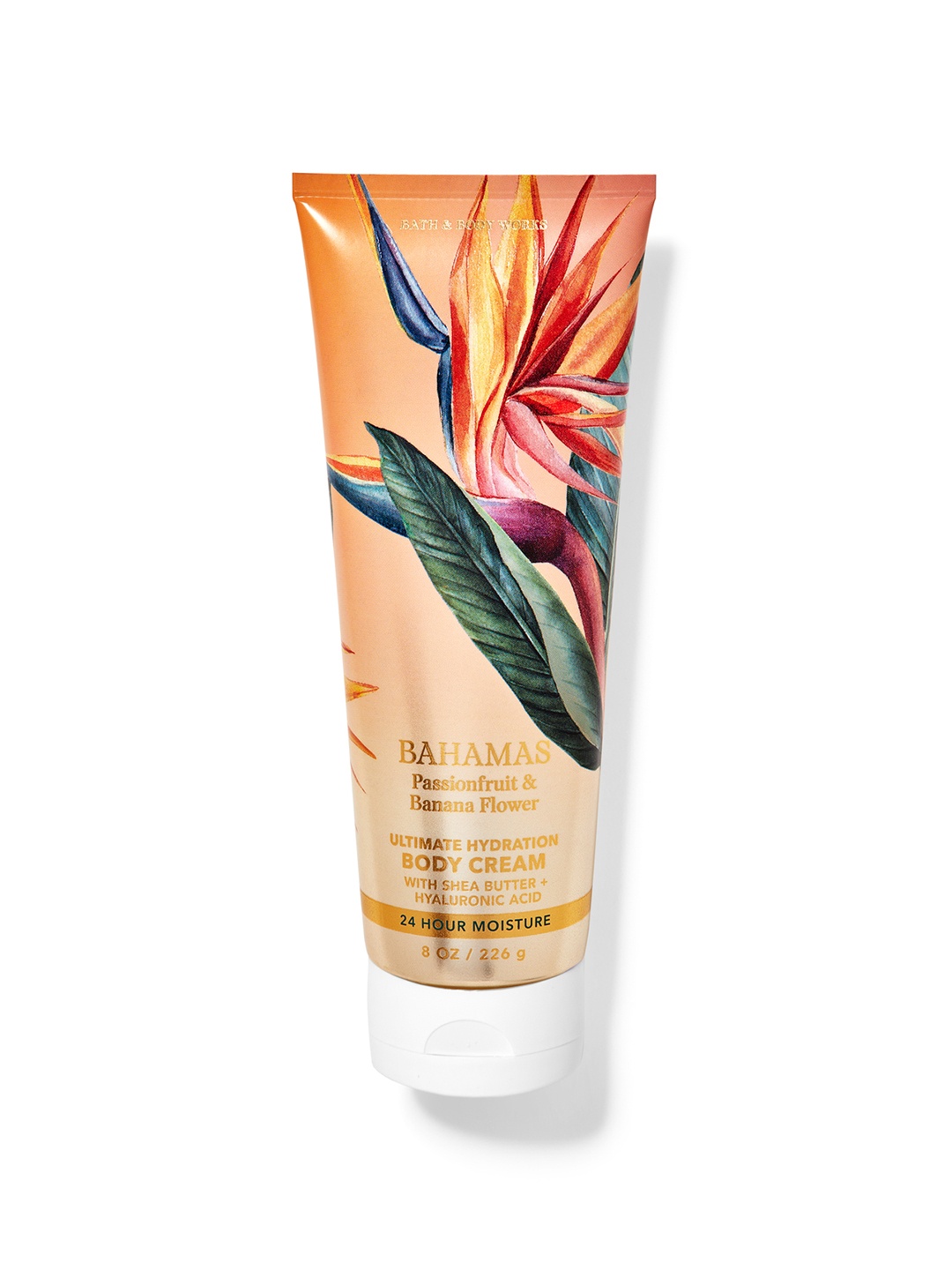 Bath & Body Works Bahamas Passionfruit & Banana Flower Ultimate Hydration Body Cream-226g, Orange
Bath & Body Works Bahamas Passionfruit & Banana Flower Ultimate Hydration Body Cream-226g, Orange
