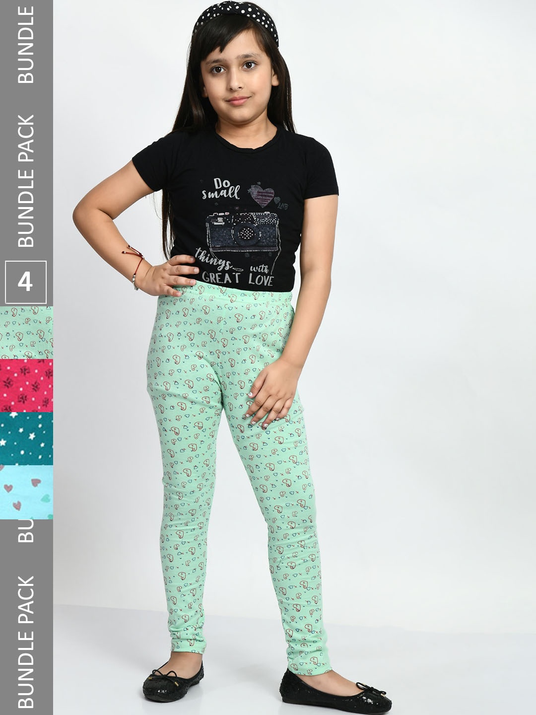 BAESD Girls Pack Of 4 Conversational Printed Pure Cotton Churidar-Length Leggings, Pink
BAESD Girls Pack Of 4 Conversational Printed Pure Cotton Churidar-Length Leggings, Pink