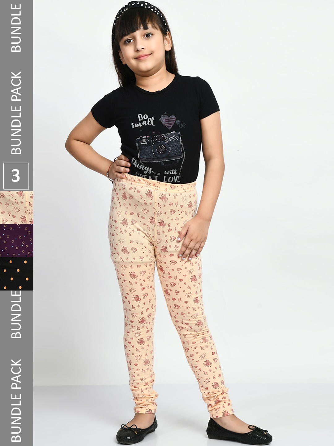 BAESD Girls Pack of 3 Printed Super Soft Pure Cotton Churidar- Length Leggings, Purple
BAESD Girls Pack of 3 Printed Super Soft Pure Cotton Churidar- Length Leggings, Purple