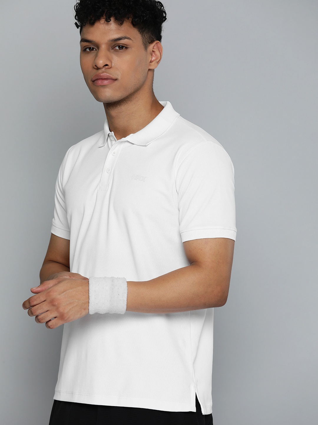 HRX by Hrithik Roshan Men Brand Logo Printed Polo Collar Rapid-Dry Sports T-shirt, White
HRX by Hrithik Roshan Men Brand Logo Printed Polo Collar Rapid-Dry Sports T-shirt, White