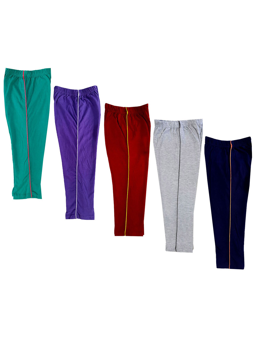 IndiWeaves Girls Pack of 5 Pure Cotton Capris, Green
IndiWeaves Girls Pack of 5 Pure Cotton Capris, Green